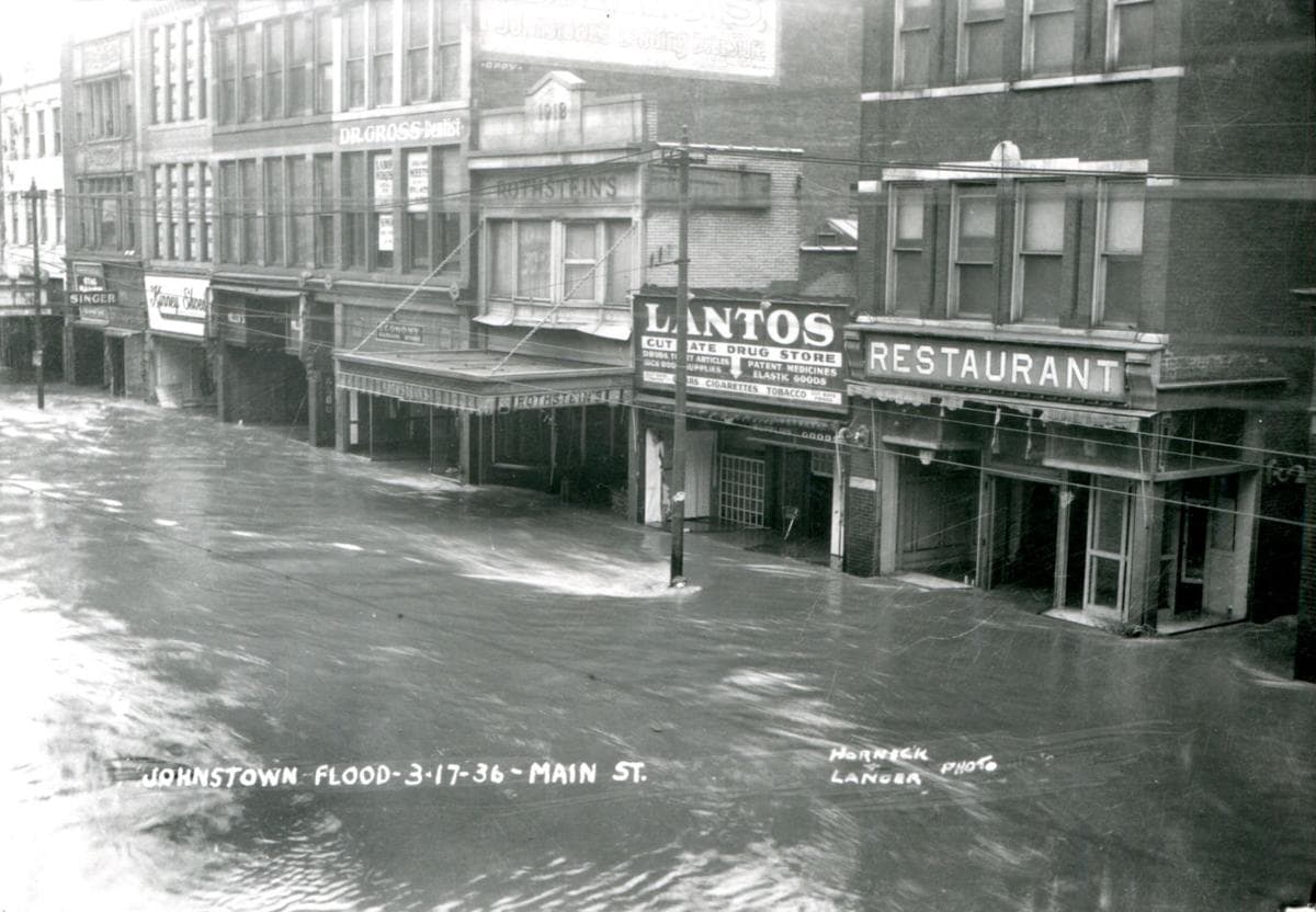 Main Street during the Flood